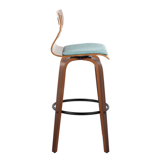 Folia - 30" Fixed-Height Barstool (Set of 2) - Round Base