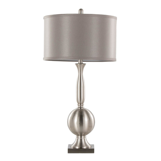 Joan - 30" Metal Table Lamp (Set of 2) - Pearl Silver