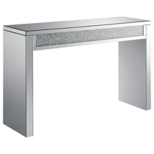  Gillian - Mirrored Acrylic Entryway Console Table - Silver