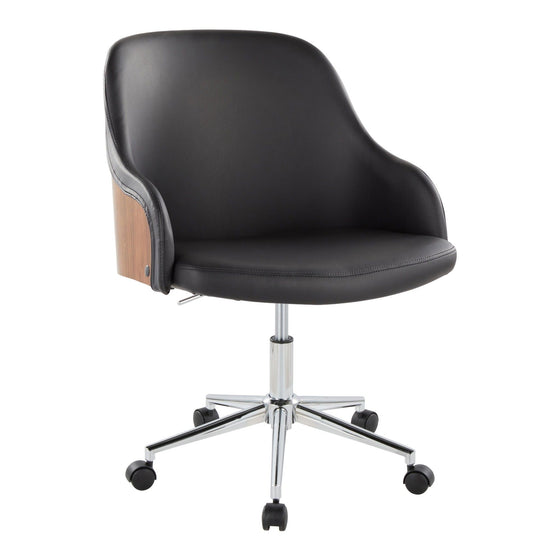 Bacci - Office Chair - Chrome Metal Base