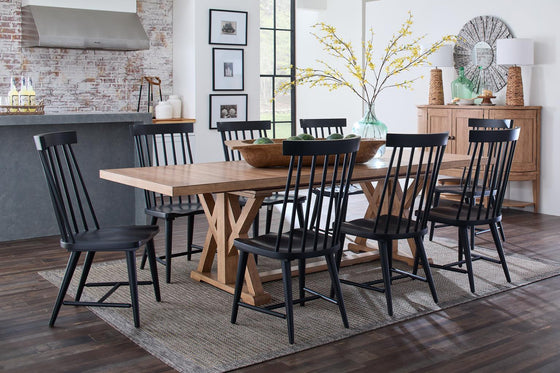 Today's Traditions - Trestle Dining Table - Natural Hickory