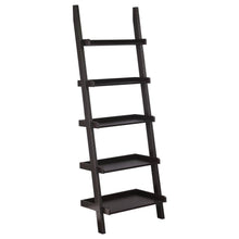  Colella - 5-Shelf Ladder Bookshelf - Cappuccino