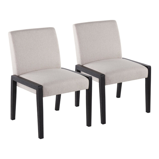 Carmen - Chair (Set of 2) - Black Legs