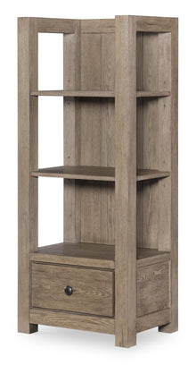  Wyatt - Complete Bookcase - Weathered Stone