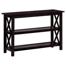  Rachelle - 2-Shelf Wood Entryway Console Table - Deep Merlot