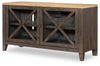 XXX's And OOO's - Home Office Credenza - Amber And Cocoa