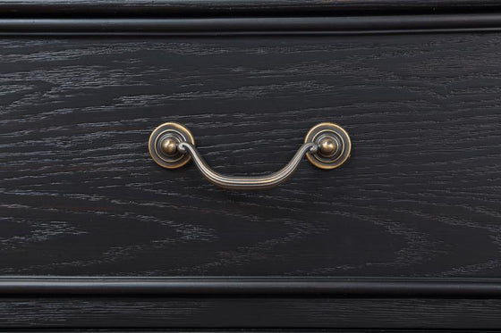 Celina - 3-Drawer Nightstand - Black