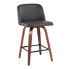 Toriano - Counter Stool With Square Footrest Set