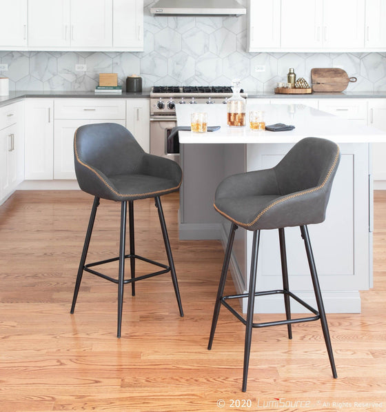 Cinch - Adjustable Barstool (Set of 2) - Gold Base