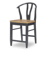 Franklin - Wishbone Back Counter Height Chair - Harvest Oak