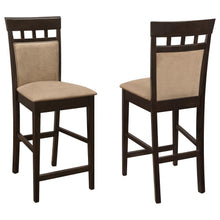  Gabriel - Closed Back Counter Chair (Set of 2) - Cappuccino