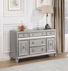 Bling Game - Dining Sideboard Buffet Cabinet - Metallic Platinum