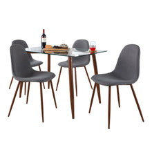  Clara - Pebble Dining Set (Set of 5)