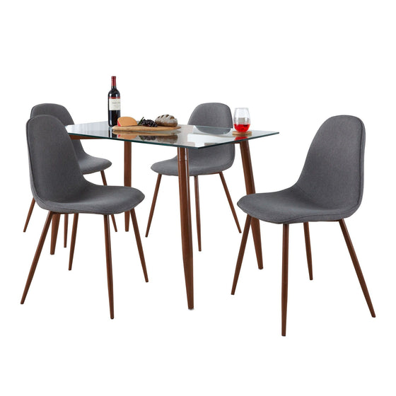 Clara - Pebble Dining Set (Set of 5)