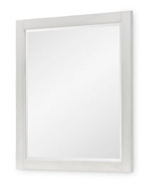  Ashton - Rectangular Mirror - Bleached Linen