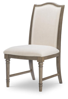  Aberdeen - Upholstred Side Chair - Saddle Brown