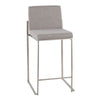 Fuji - High Back Upholstered Counter Stool Set