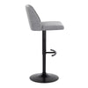 Toriano - Adjustable Barstool (Set of 2) - Black Base