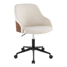  Bacci - Office Chair - Black Metal Base