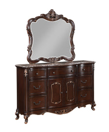  Constantine - Dresser With Marble Top - Cherry