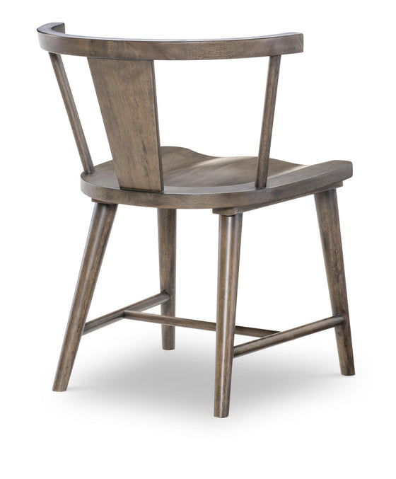 XXX's And OOO's - Splat Back Side Chair - Cocoa