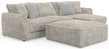  Bucktown - 2 Piece Sofa / Chaise With Extra Thick Cuddler Seat Cushions & Cocktail Ottoman