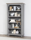 Kingston - Bookcase - Sandalwood Brown / Tweed Gray