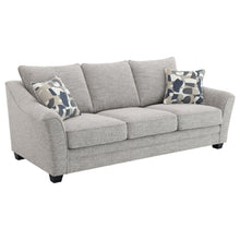  Tomkins - Boucle Upholstered Sofa - Light Gray