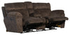 Sedona - Power Headrest Lay Flat Reclining Console Loveseat With Storage & Cupholders