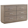 Kenora - 6-Drawer Dresser - Barley Brown