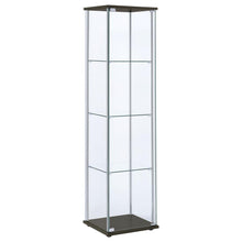  Bellatrix - 4-Shelf Clear Glass Curio Cabinet