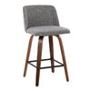 Toriano - Counter Stool With Square Footrest Set