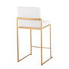 Fuji - High Back Upholstered Counter Stool Set