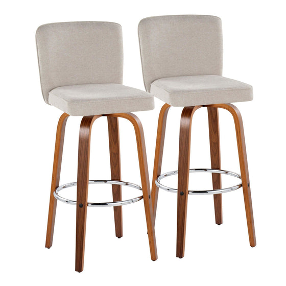 Henry - 30" Fixed-Height Barstool With Swivel (Set of 2)