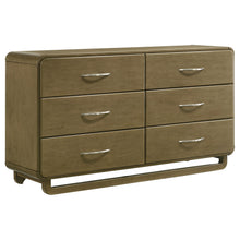  Amsbury - 6-Drawer Dresser Cabinet - Nutmeg