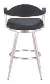 Vagur - Swivel Barstool - Black