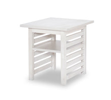  Edgewater Sand Dollar - Square End Table - White