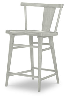  XXX's And OOO's - Counter Height Splat Back Chair - Bellflower