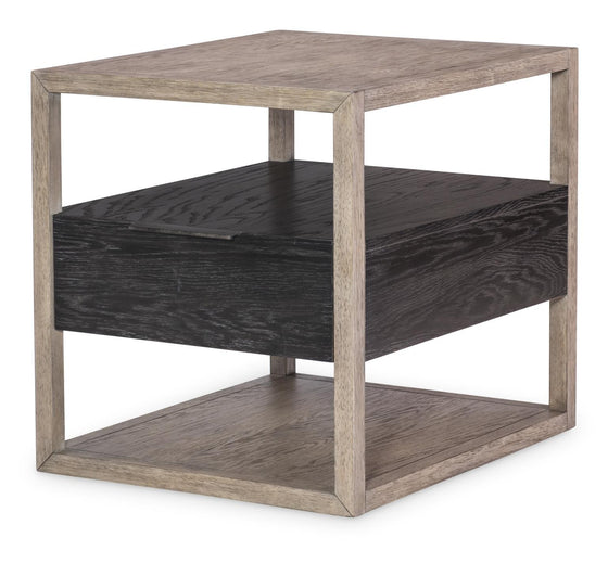 Halifax - End Table - Flax And Java