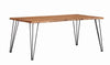 Sherman - Live Edge Dining Table - Natural Acacia