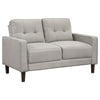 Bowen - Upholstered Track Arm Tufted Loveseat