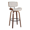 Lombardi - 30" Fixed-Height Barstool (Set of 2) - Walnut Base