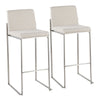 Fuji - High Back Upholstered Barstool Set