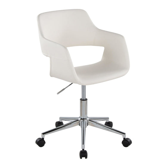 Margarite - Task Chair - Chrome Metal