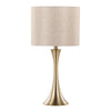 Lenuxe - 24" Metal Table Lamp (Set of 2) - Gold Base