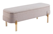  Lebreton - Storage Bench - Oatmeal Beige