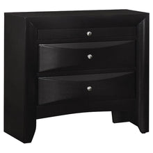  Briana - 2-Drawer Nightstand - Black