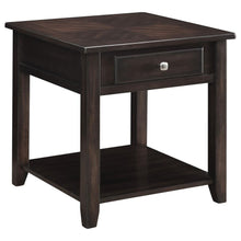  Bradford - 1-Drawer Square Wood End Table - Walnut