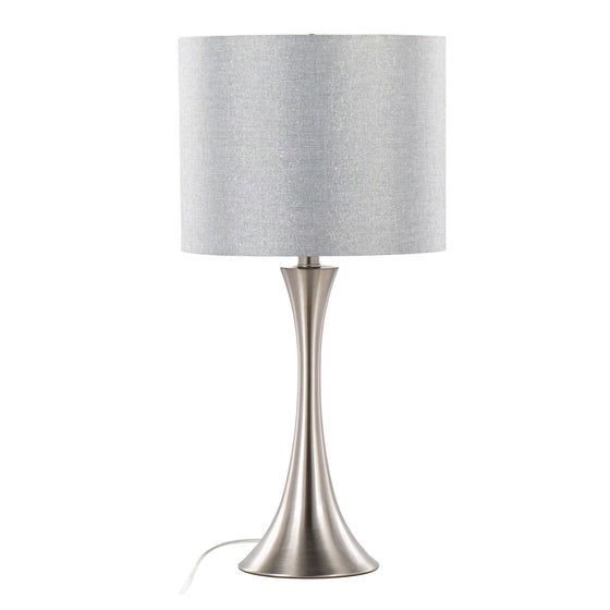 Lenuxe - 24" Metal Table Lamp (Set of 2) - Steel Base