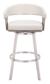 Bantry - Swivel Barstool - White